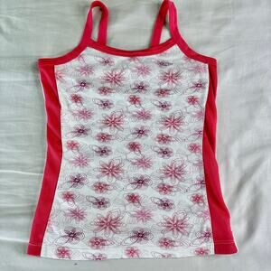 Y2K Baby Tank Top Floral Champion L